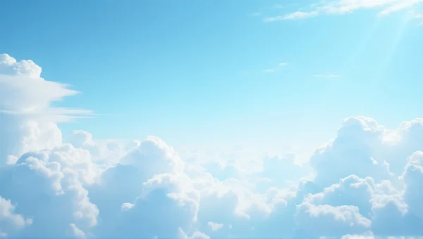 Cumulus And Cirrus Clouds In Wide Sky