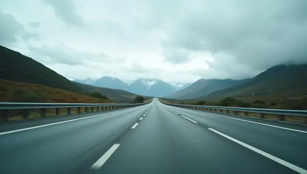 Dynamic Racing Vehicle Low-Angle View Motion Blur