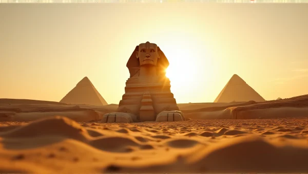 Great Sphinx of Giza Low-Angle Golden Hour