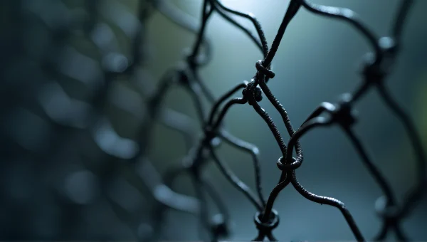Hexagonal Wire Mesh Texture Close-Up Detail