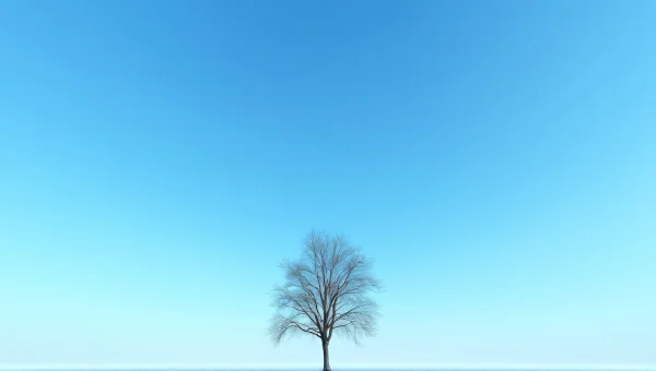 Leafless Tree Against Clear Blue Sky