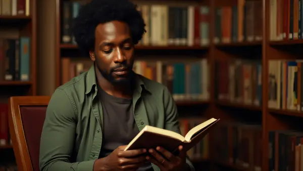 Lemn Sissay Reading Quotes In Library Setting