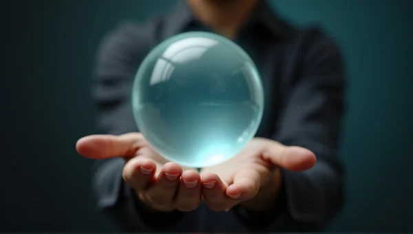 Levitating Sphere In Hand – Mystical Energy Concept
