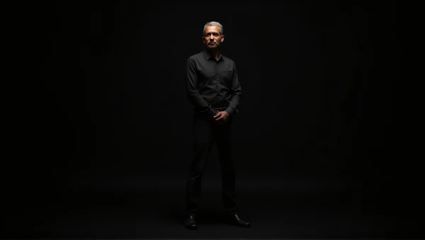 Man Portrait Studio Black Backdrop Neutral Expression