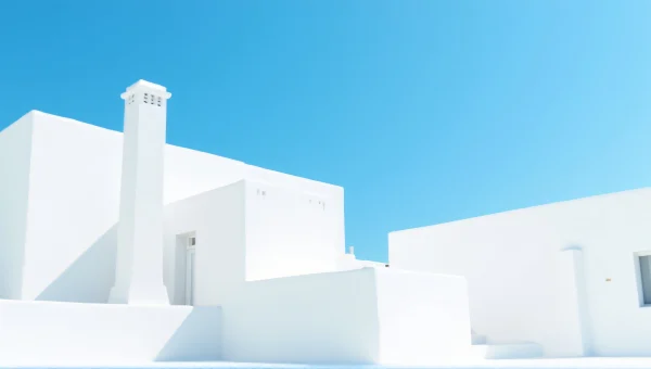 Mediterranean Architecture Under Clear Blue Sky