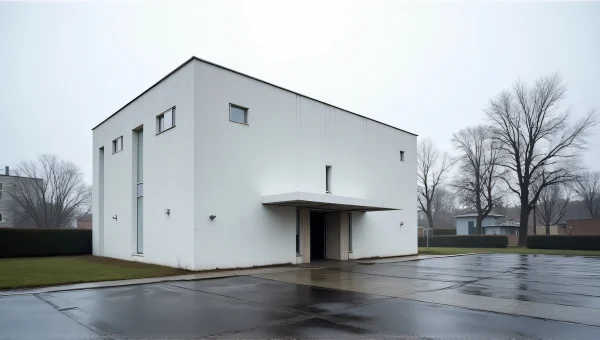 Minimalist Concrete Building Urban Architecture