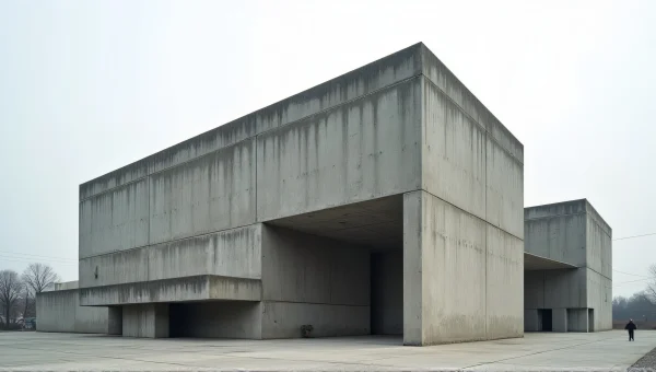 Monolithic Concrete Structure With Sharp Lines