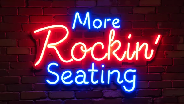 mounted above retro diner booths