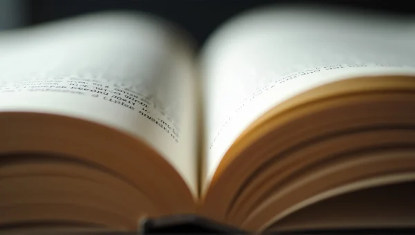 Open Book Spread Macro image with Soft Light