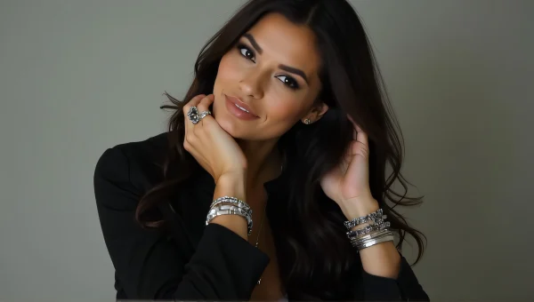 Person in Black Jacket With Bracelets Portrait