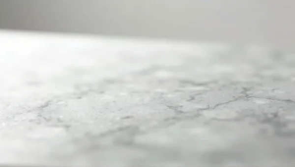 Polished Marble Surface Close-Up with Veining