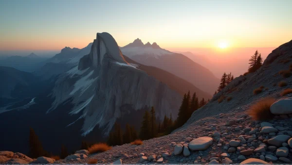 Rocky Mountain Sunrise With Craggy Peaks