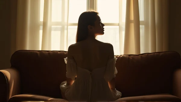 Seated Female Figure By Sunlit Window