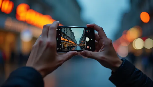 Smartphone Photography With City Lights Bokeh
