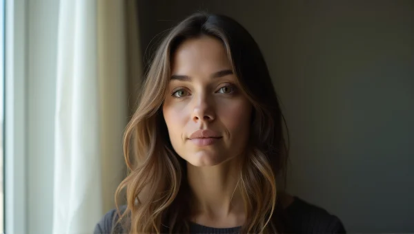 Solitary Woman Portrait with Natural Light