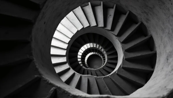 Spiral Concrete Staircase Architectural image