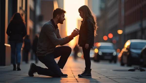 Urban Candid image of Girls at Dusk