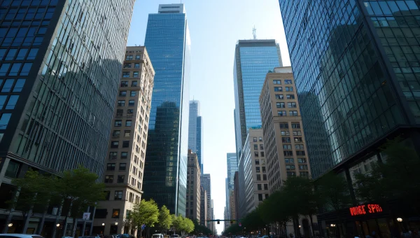 Urban High-Rise Buildings With Reflective Facades