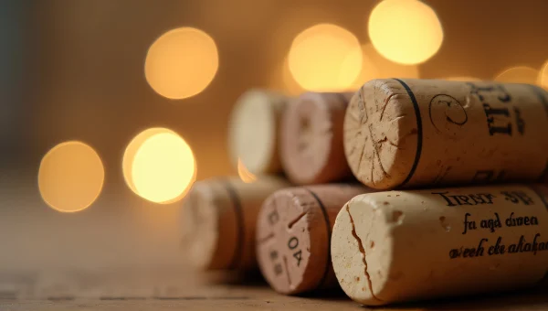 Wine Corks Close-Up Bokeh Macro image
