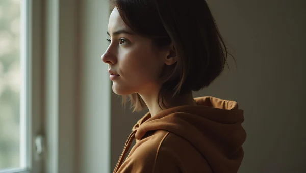 Woman in Brown Hoodie Relaxing at Home
