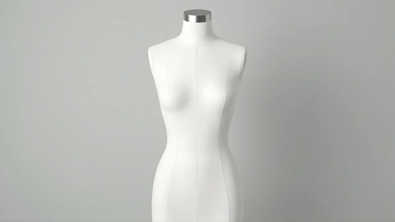 Front view of a women's white long sleeve crew-neck shirt on a mannequin.